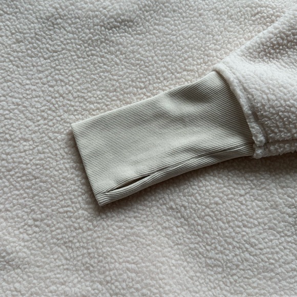 Free People Poppy Pullover half zip fleece sweater - Picture 6 of 7